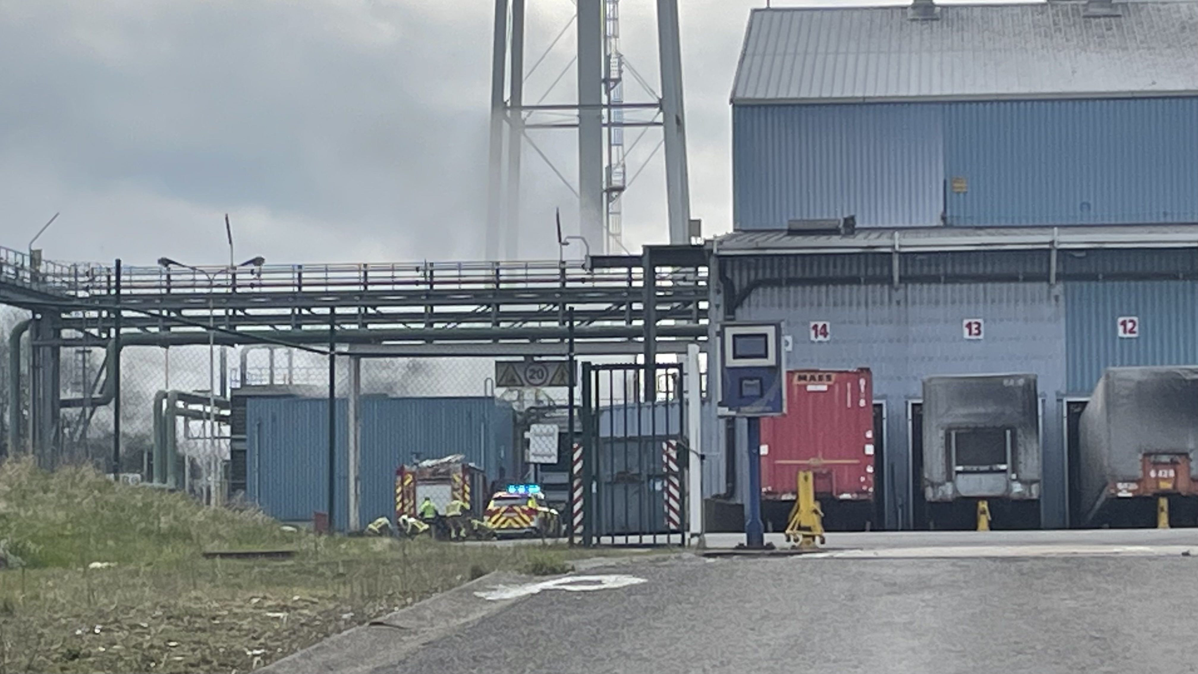 Les pompiers interviennent pour une coulée de verre en fusion chez 3B Fibreglass