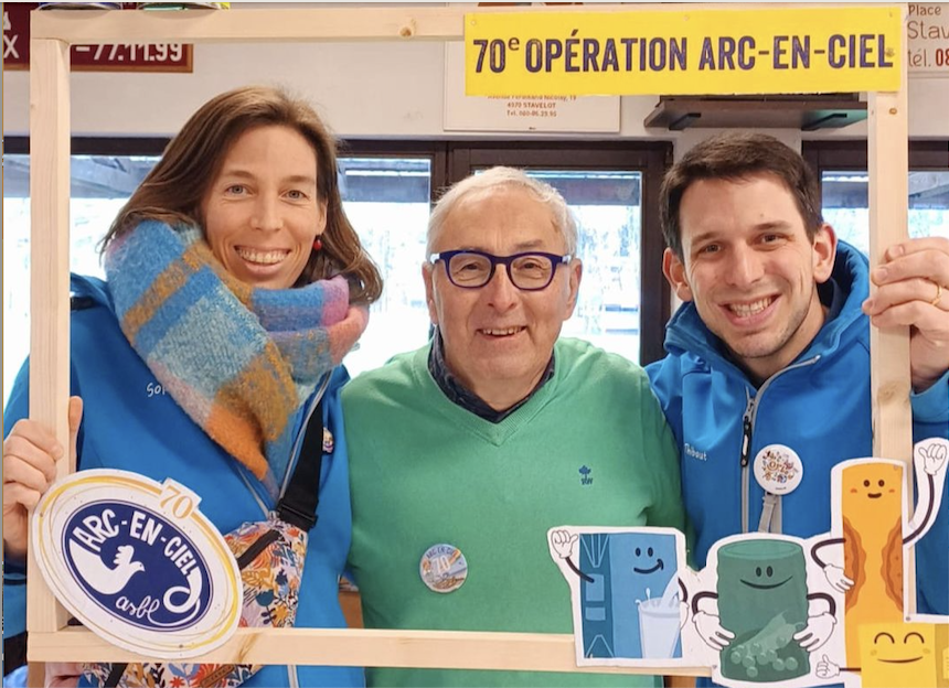 Plus de 4,2 tonnes de vivres non périssables récoltées dans notre région pour Arc-en-Ciel...