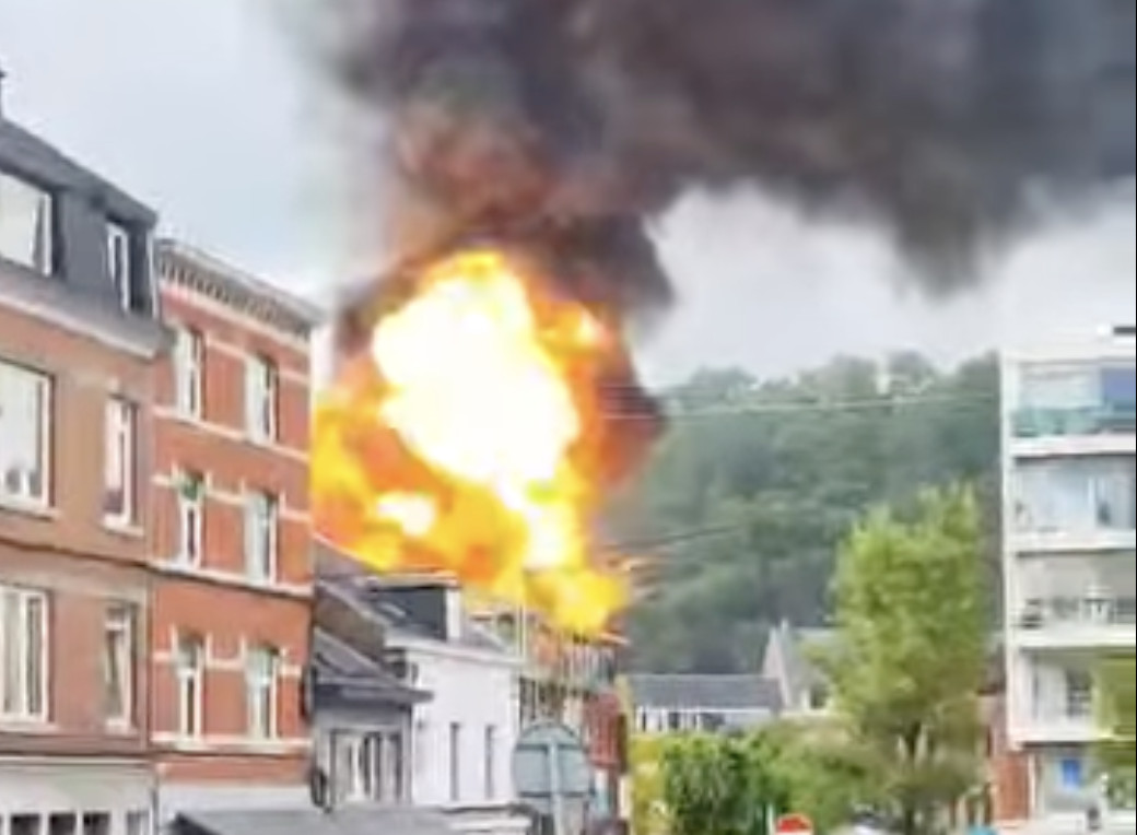 Spa : l'incendie d'un immeuble provoque une explosion