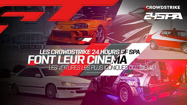 24 Hours of Spa : huit voitures mythiques vont faire leur cinéma !