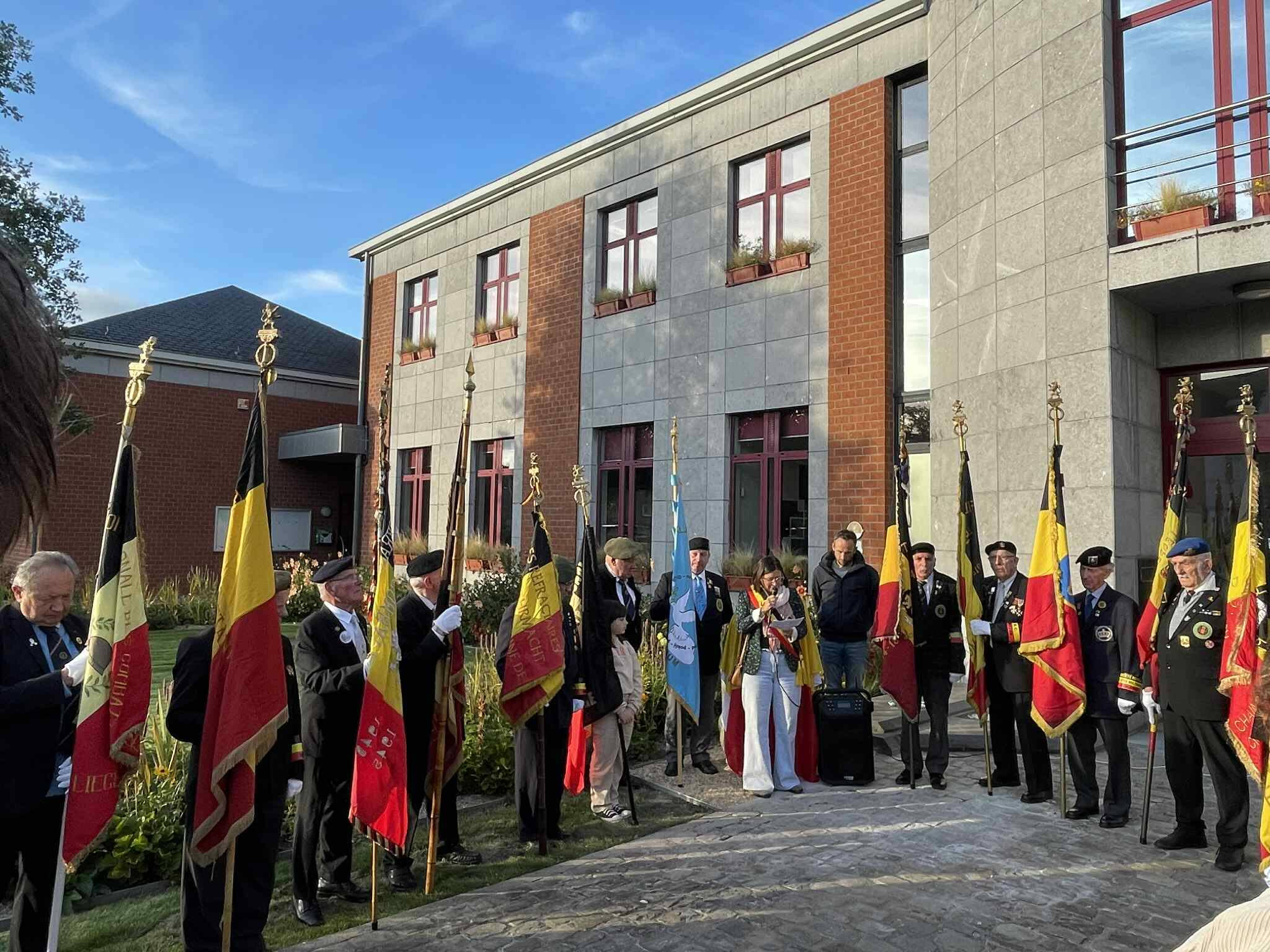 Inauguration du Monument de la Paix à Plombières
