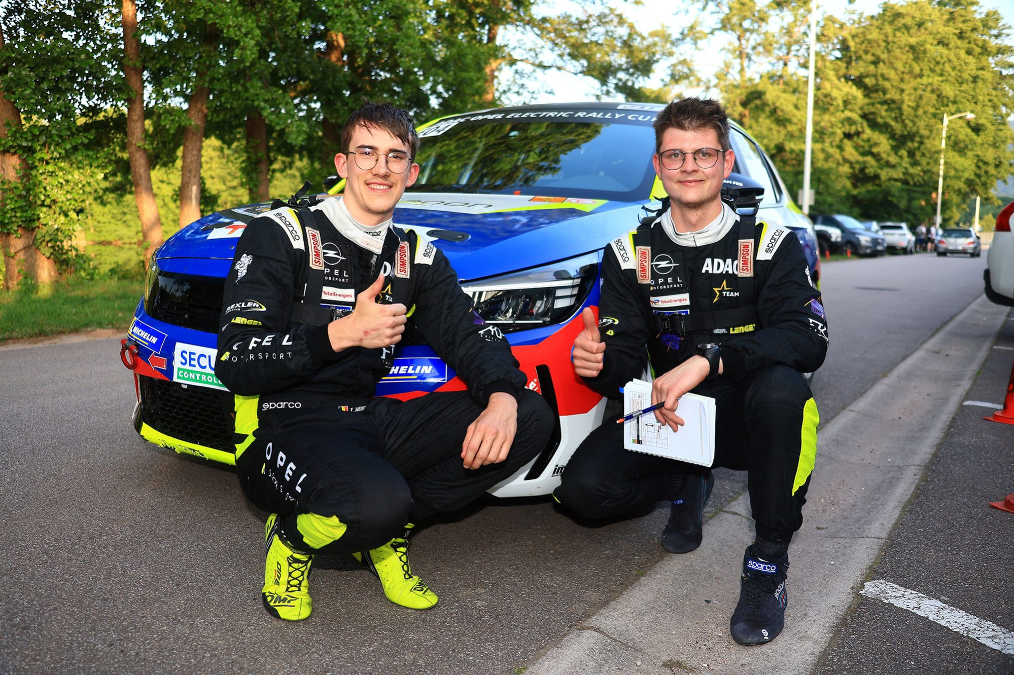 Tom Heindrichs et Jonas Schmitz décrochent le titre dans l'Opel E-Rallye Cup !