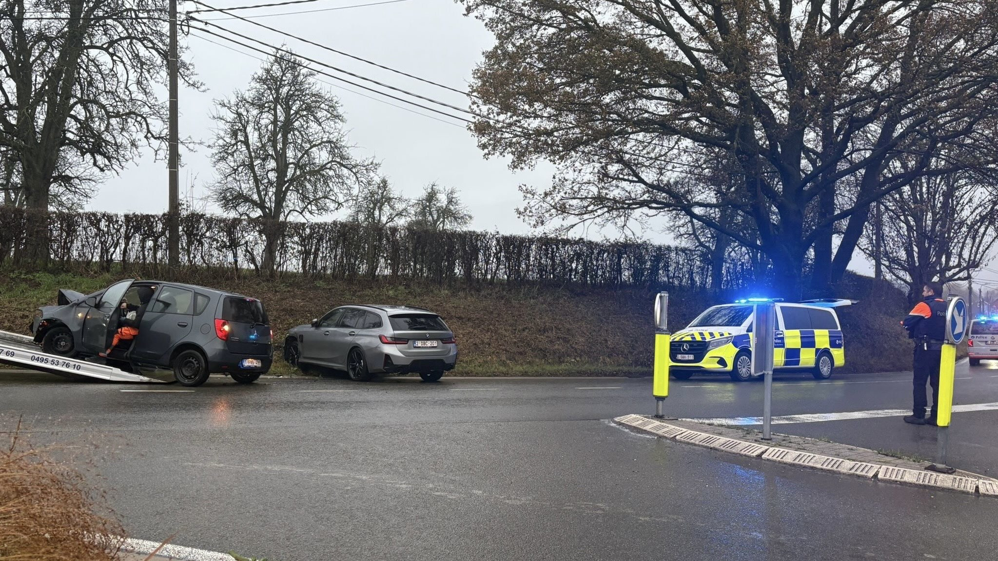 Thimister-Clermont : pompiers et police mobilisés pour un accident