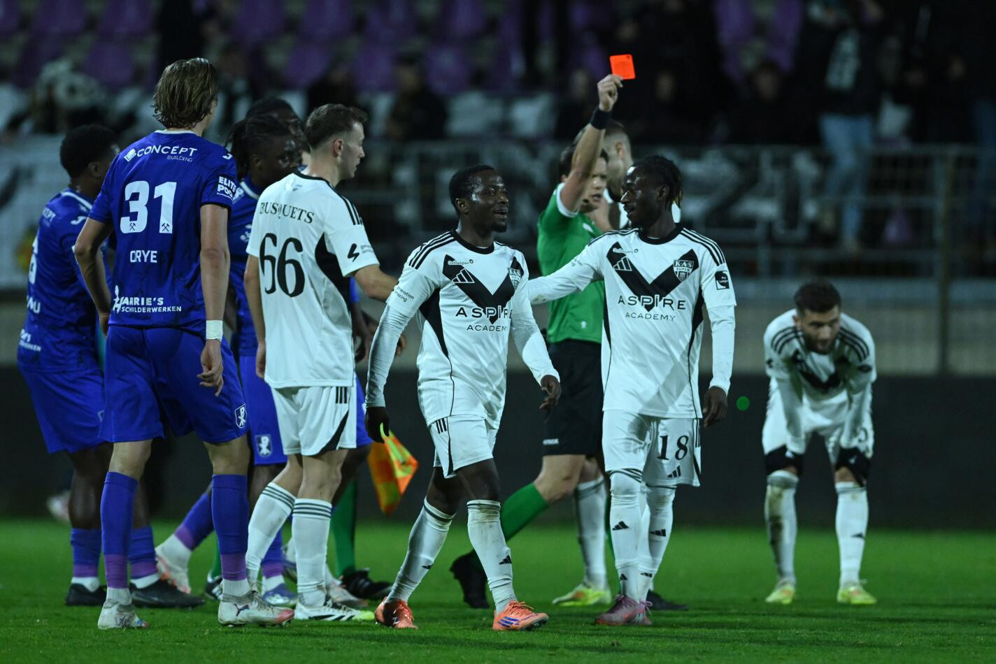 Patro Eisden – Eupen, une victoire éclipsée par des incidents extra-sportifs
