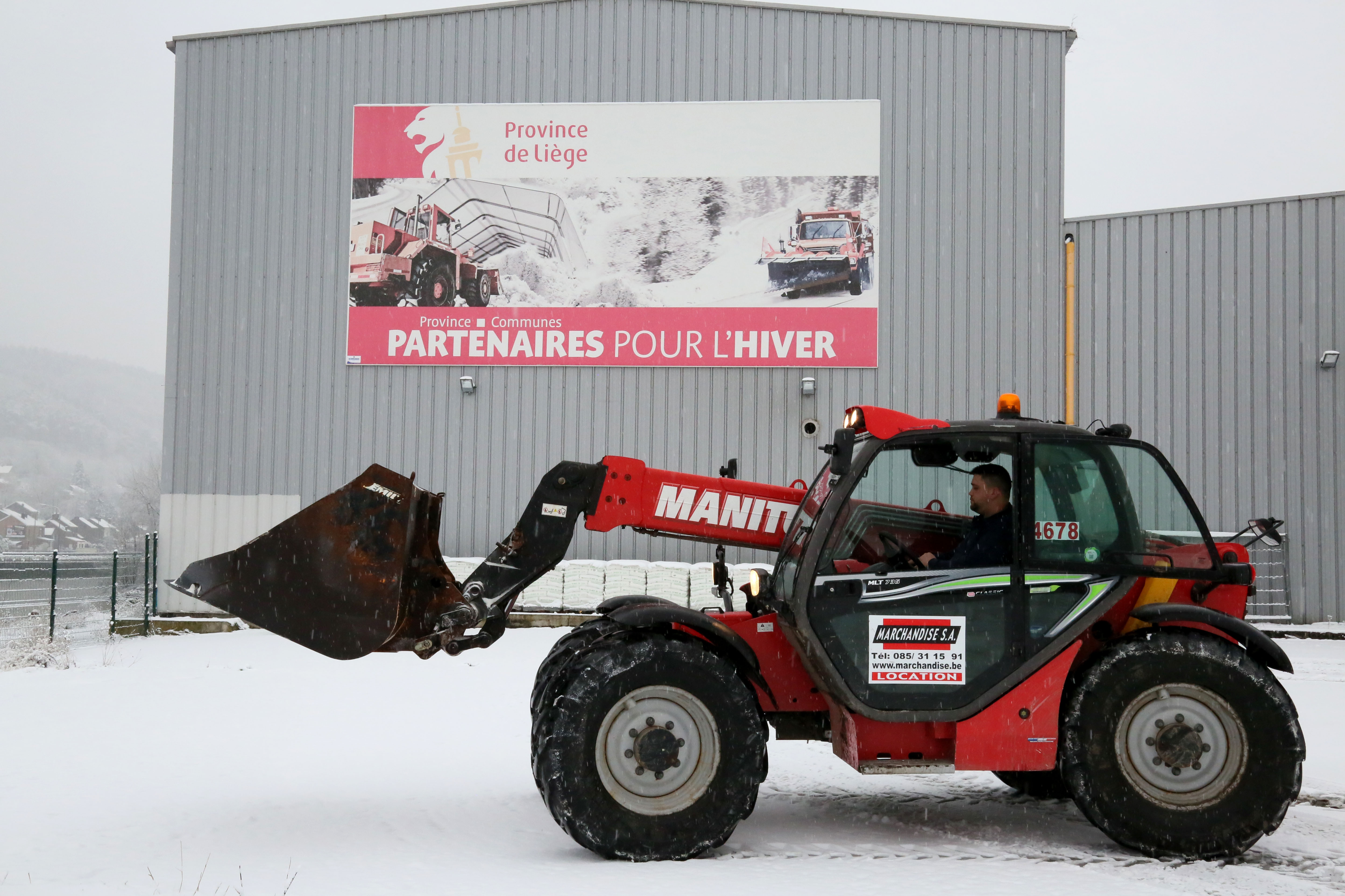 La Province de Liège déploie son plan déneigement