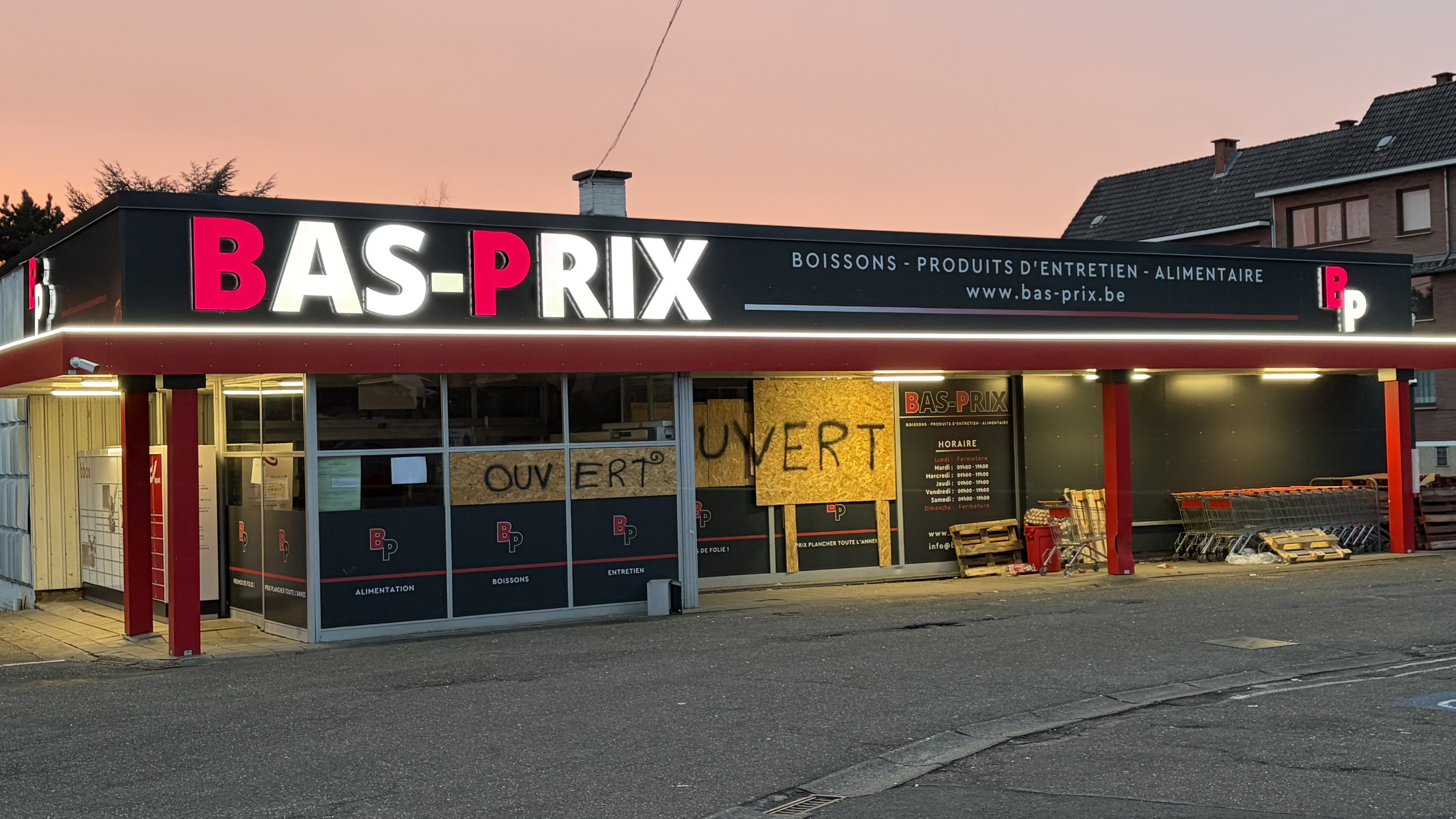 Le magasin Bas-Prix de Stembert fermé sur décision judiciaire