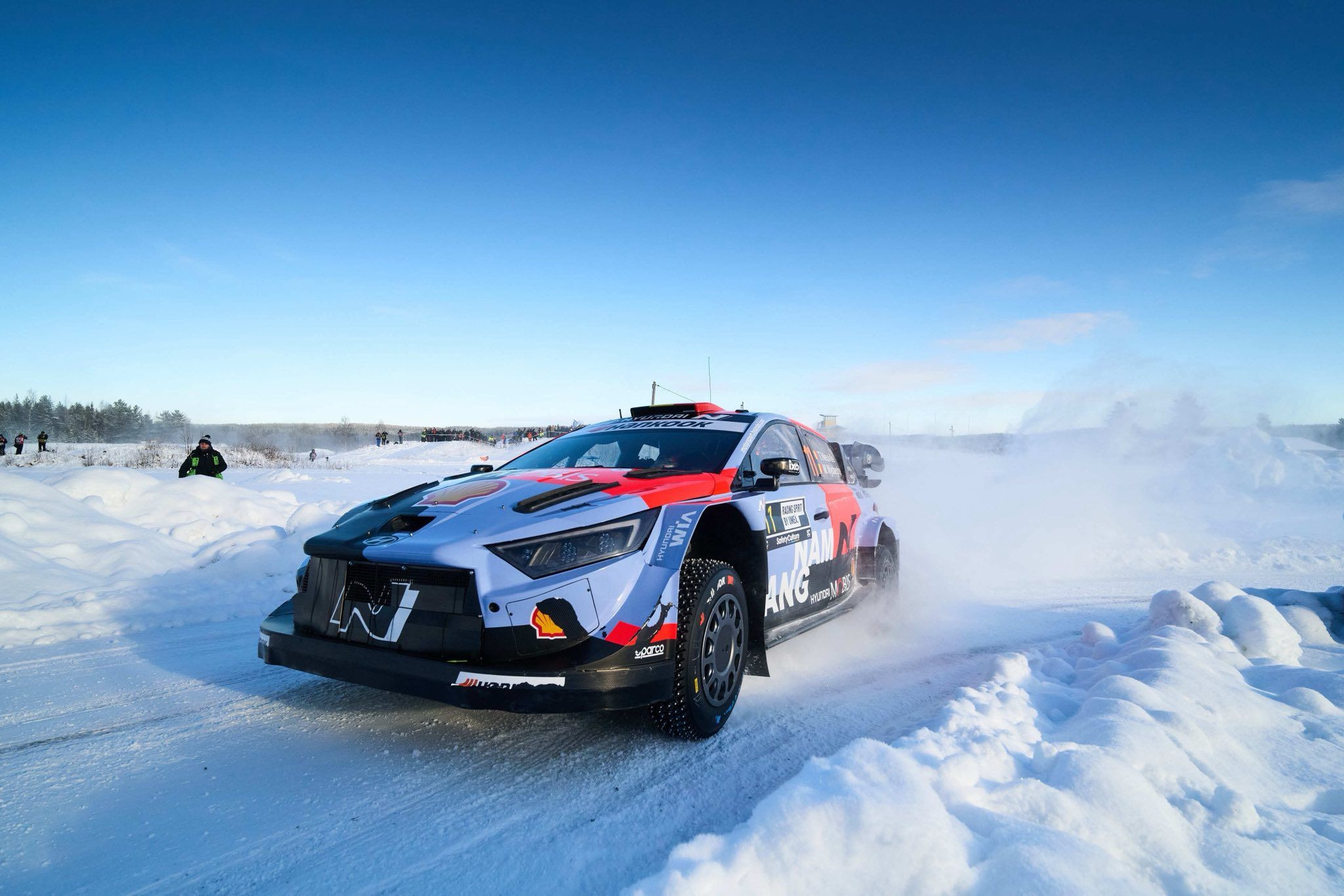 WRC : Une claque glaciale pour Thierry Neuville en Suède