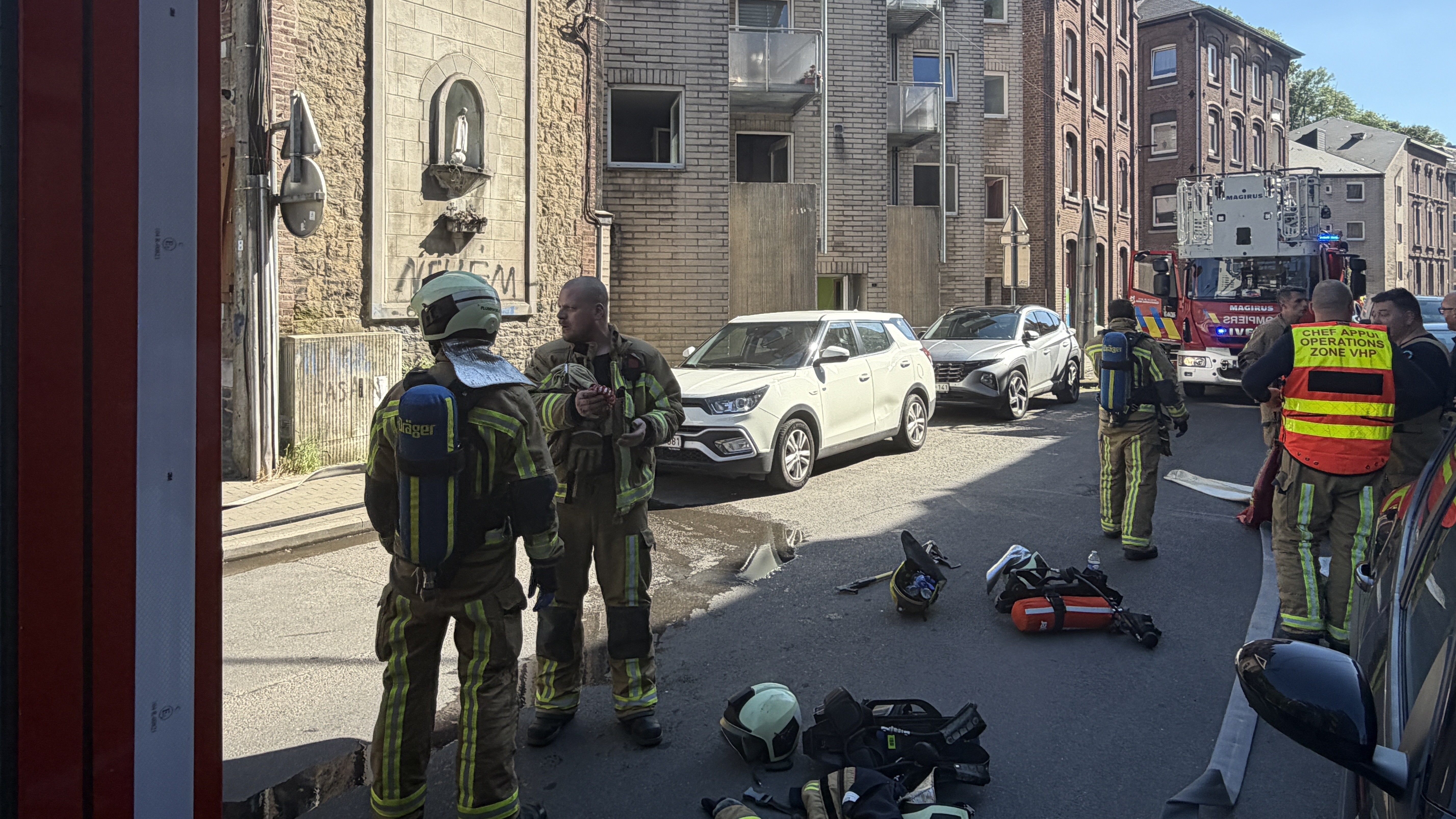 Incendie à Dison : un appartement rendu inhabitable après un feu de cuisine rue Neufmoulin
