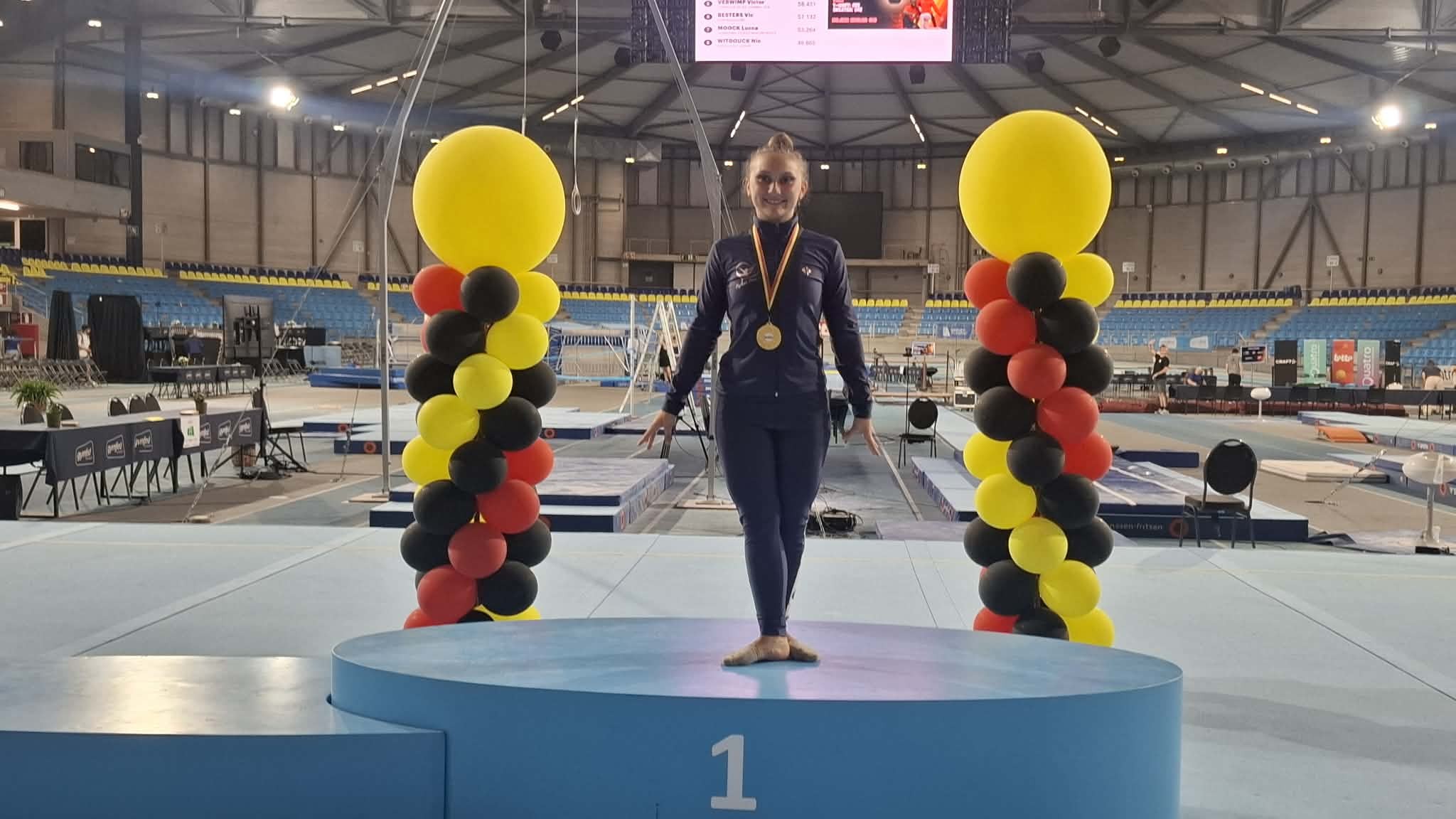 Retour gagnant pour Wendy Taine, sacrée championne de Belgique de GR !