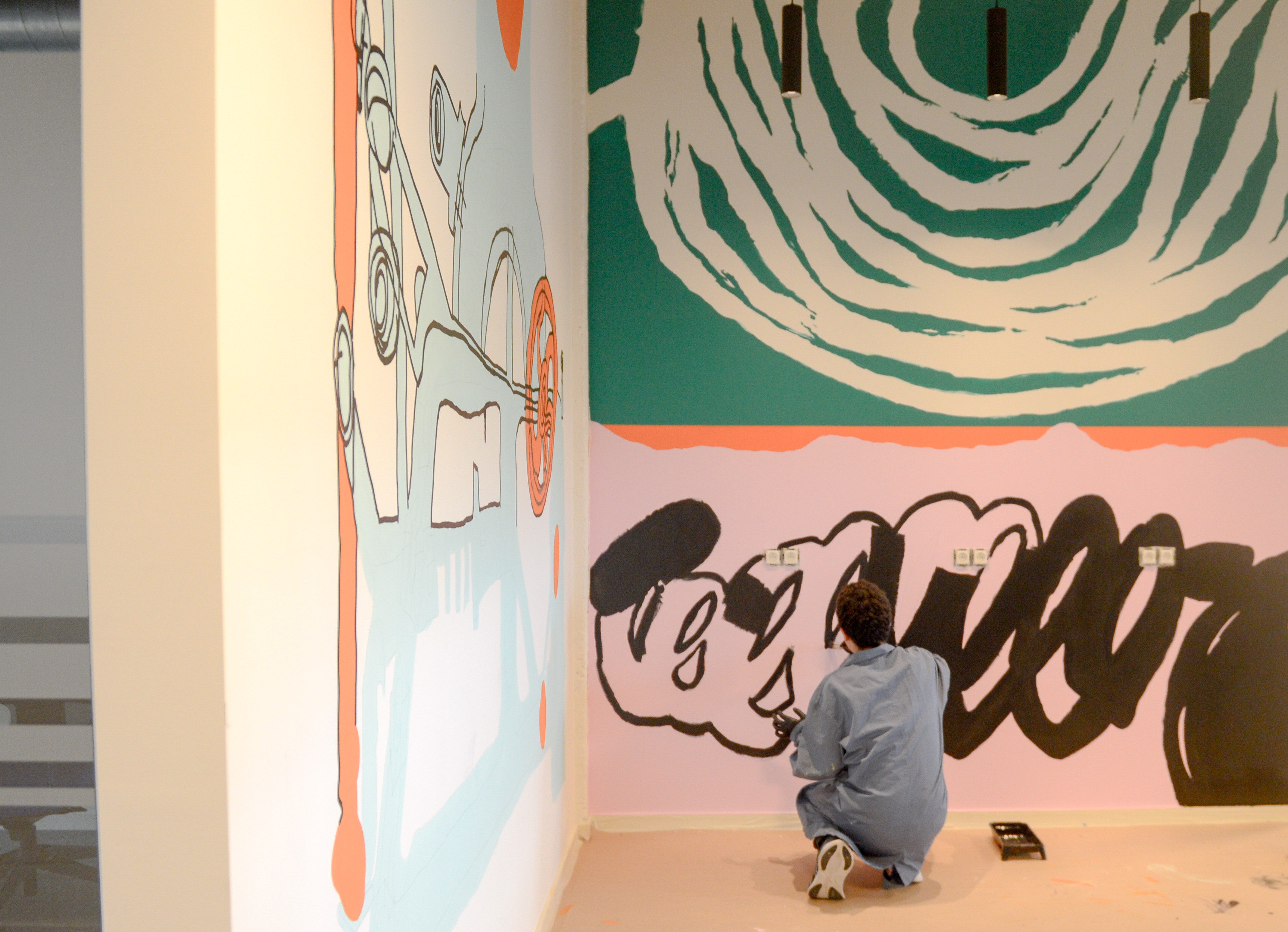 Une fresque monumentale du Créahm prend place au cœur du projet Martin Frères