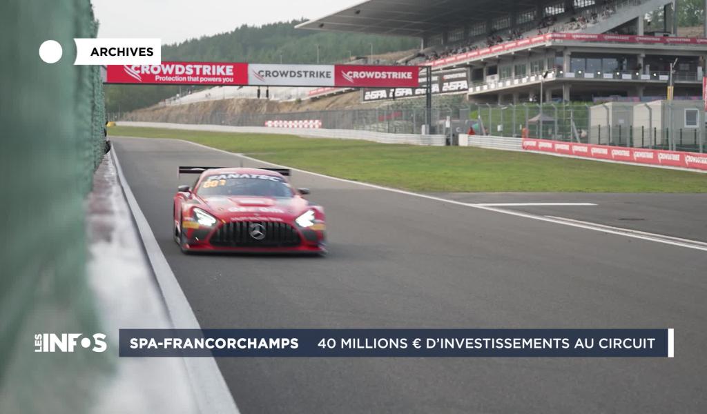 Spa-Francorchamps : 40 millions € d’investissements prévus au circuit
