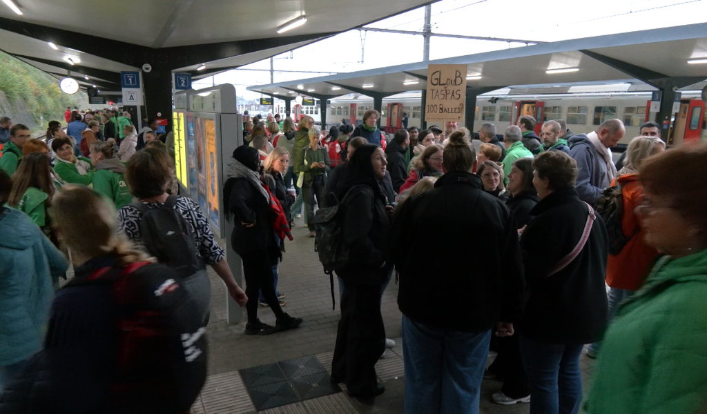 Mobilisation importante à Verviers pour la manifestation nationale