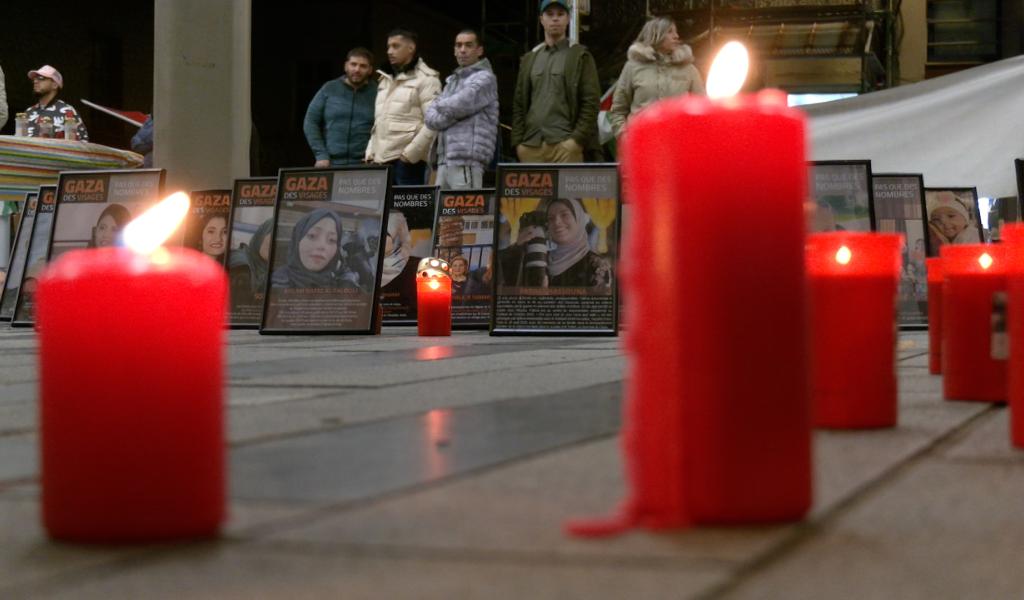 Mobilisation citoyenne pour Gaza à Verviers