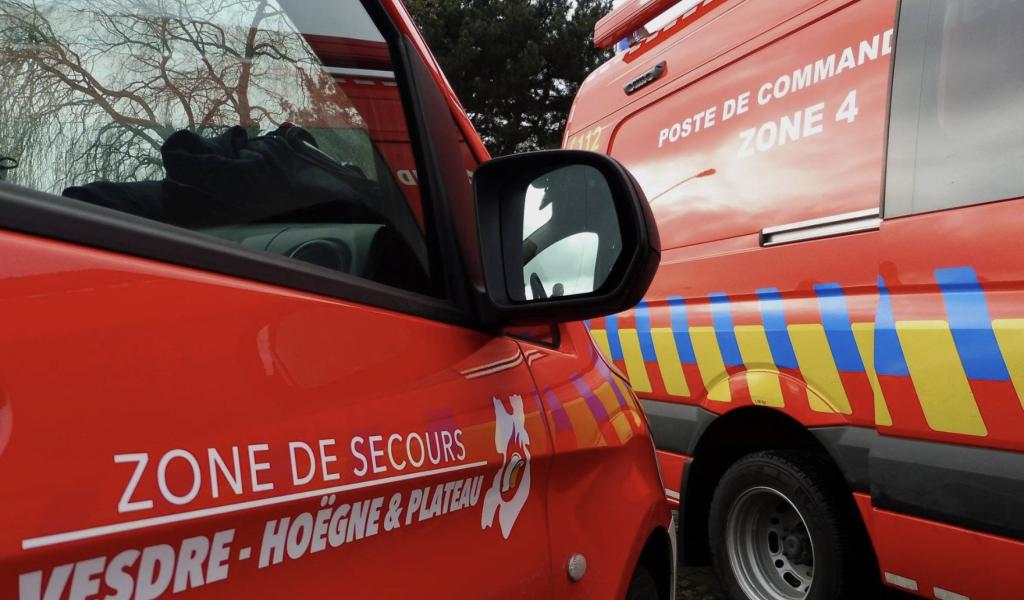 Theux : les pompiers appelés en pleine nuit pour un incendie dans une chambre