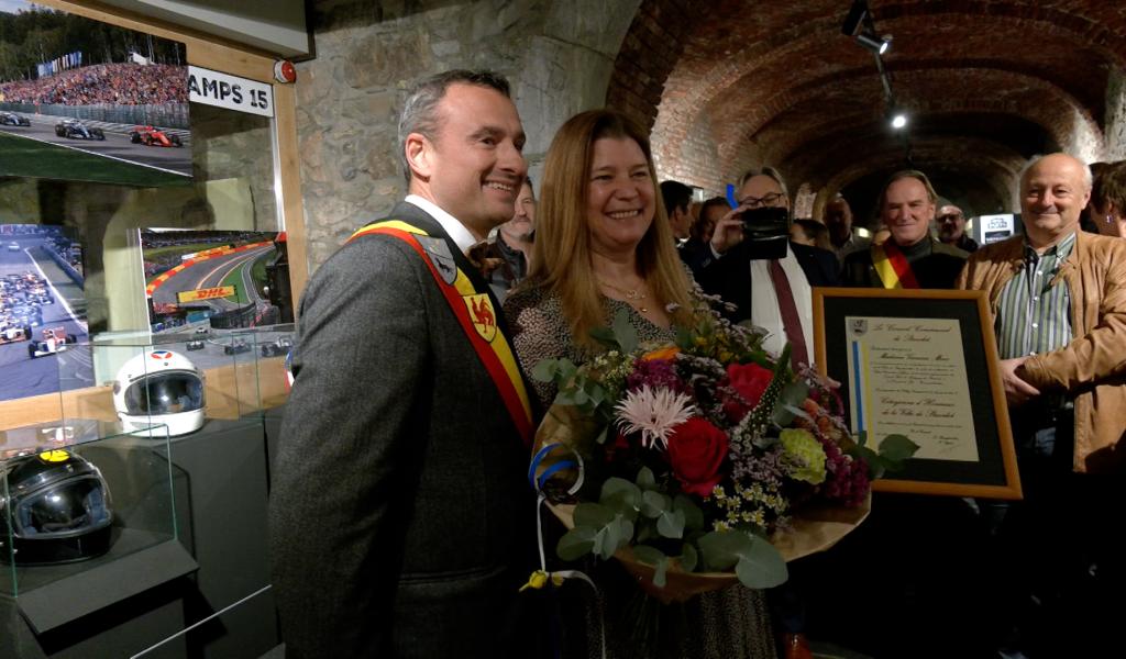 Vanessa Maes Citoyenne d'Honneur de la Ville de Stavelot