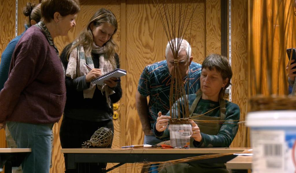 La vannerie à l'honneur à la Maison du Parc