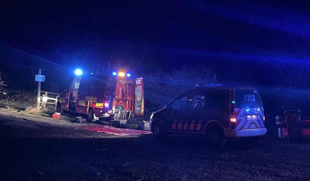 Stembert : sortie de route impressionnante, quatre victimes prises en charge