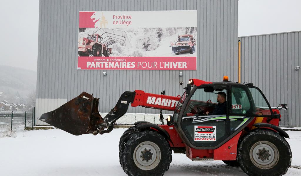 La Province de Liège déploie son plan déneigement