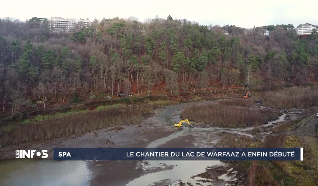 Le chantier du lac de Warfaaz a débuté!