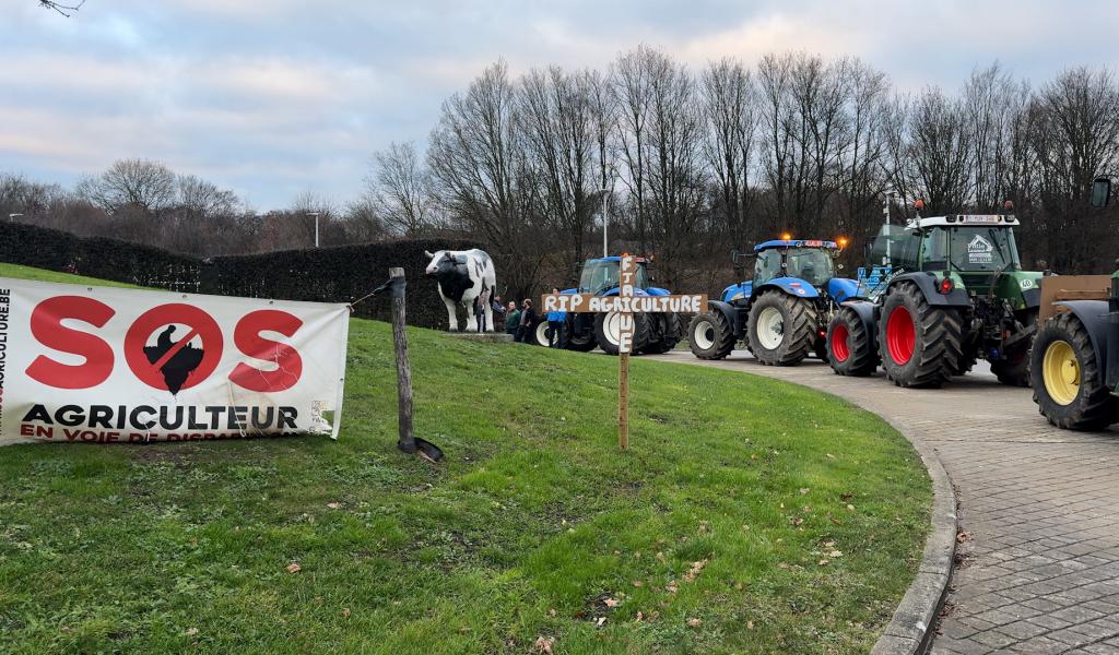 Battice: les agriculteurs ne veulent pas du Mercosur!