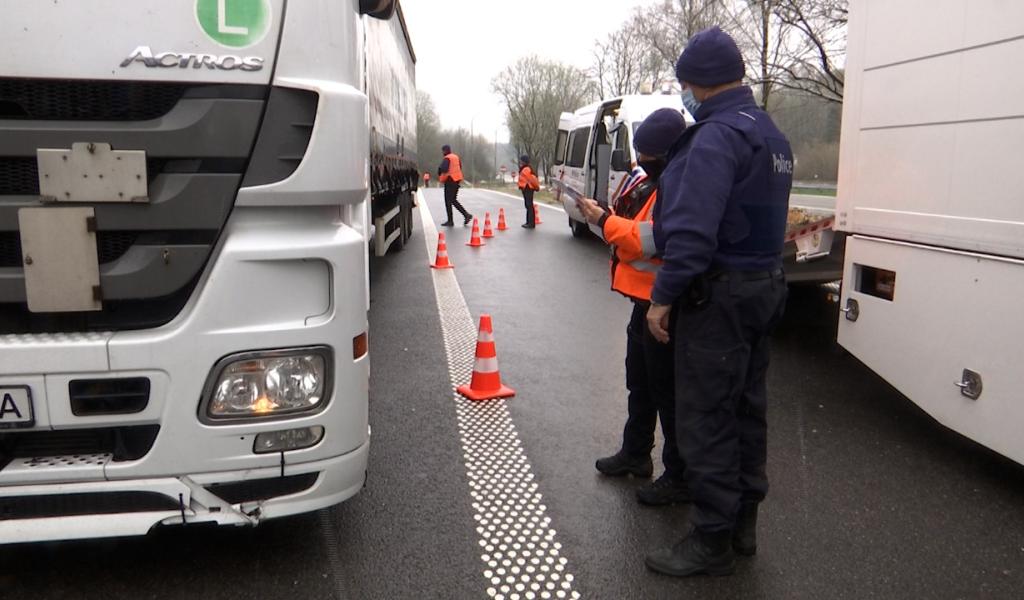 Camions stoppés net à Lichtenbusch : les autorités serrent la vis