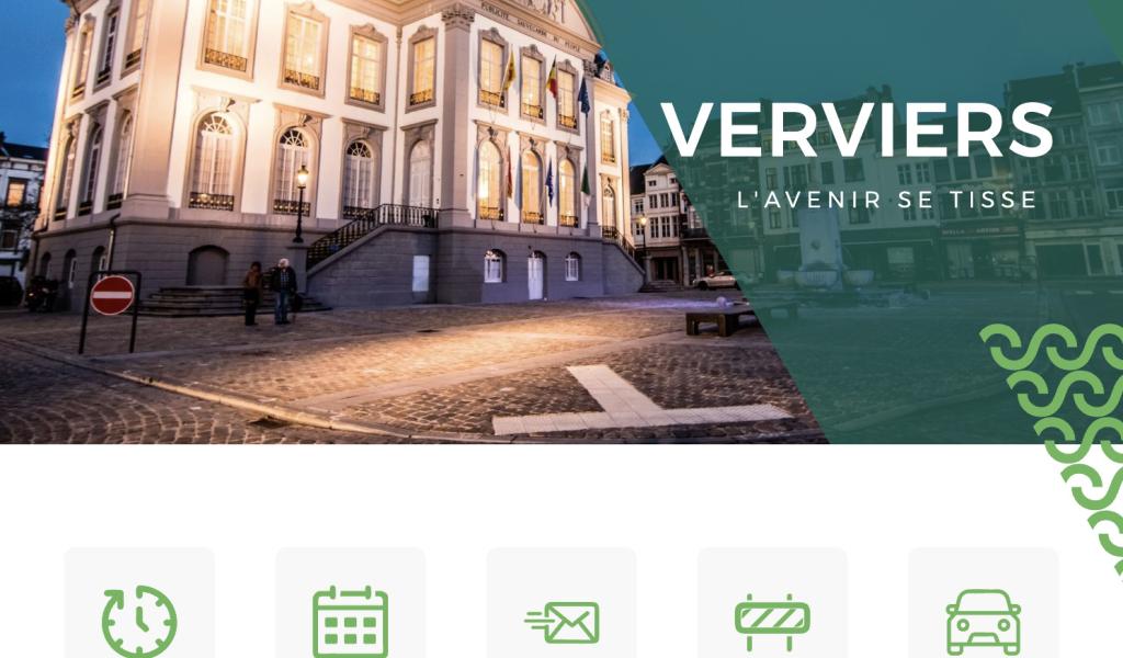 Verviers lance son nouveau site : simple, rapide, mobile