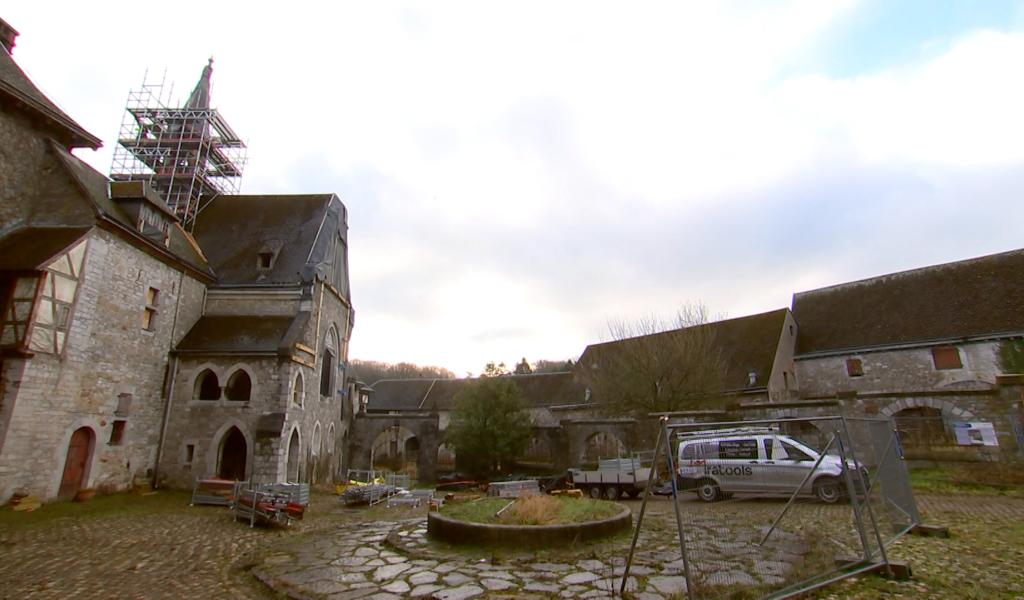 Sauvetage en marche au château d'Eyneburg à La Calamine