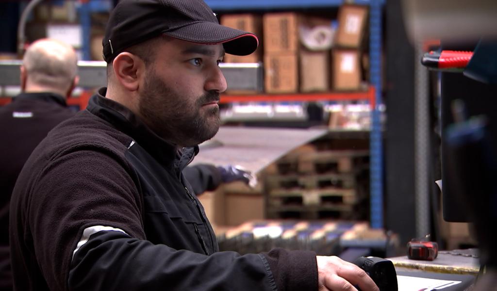 Yusuf Annak jeûne aussi sur son lieu de travail chez New Laser à Saint-Vith