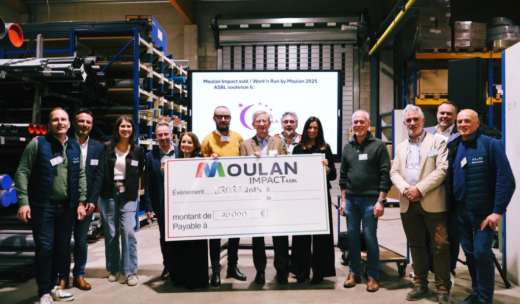 Moulan soutient six associations locales avec un don de 20.000 €