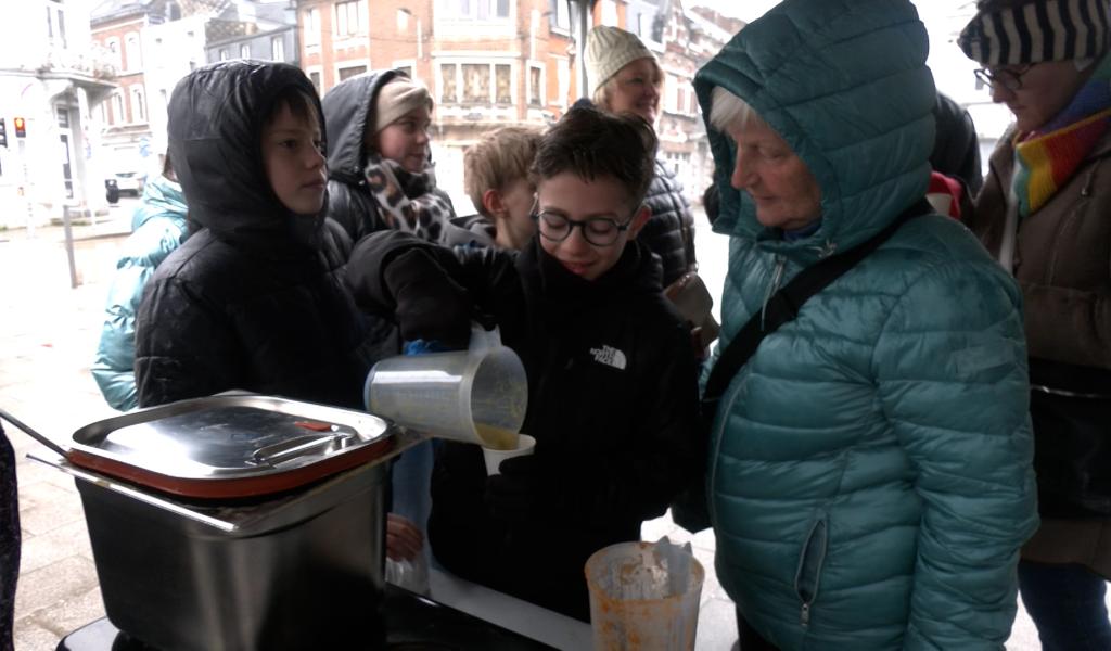 La soupe a réchauffé les corps et les coeurs à Dolhain