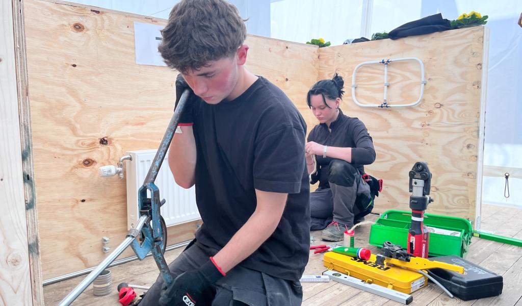 À Waimes, les chauffagistes de demain en compétition