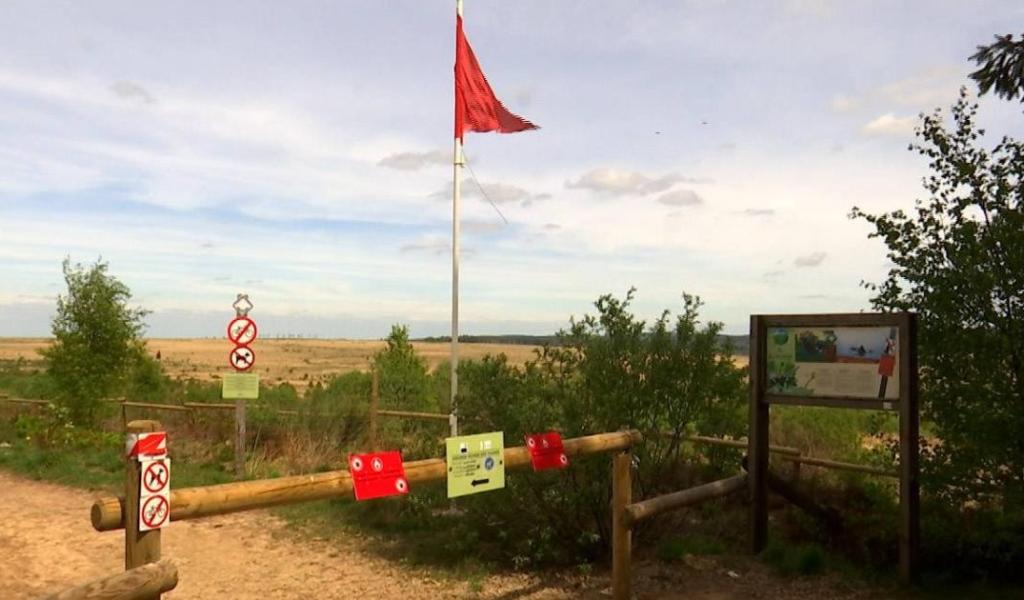 Hautes Fagnes : accès limité en raison du risque d’incendie