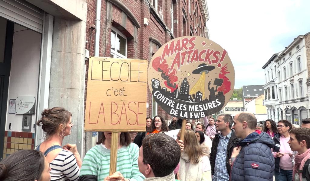Verviers : la contestation des enseignants monte en puissance