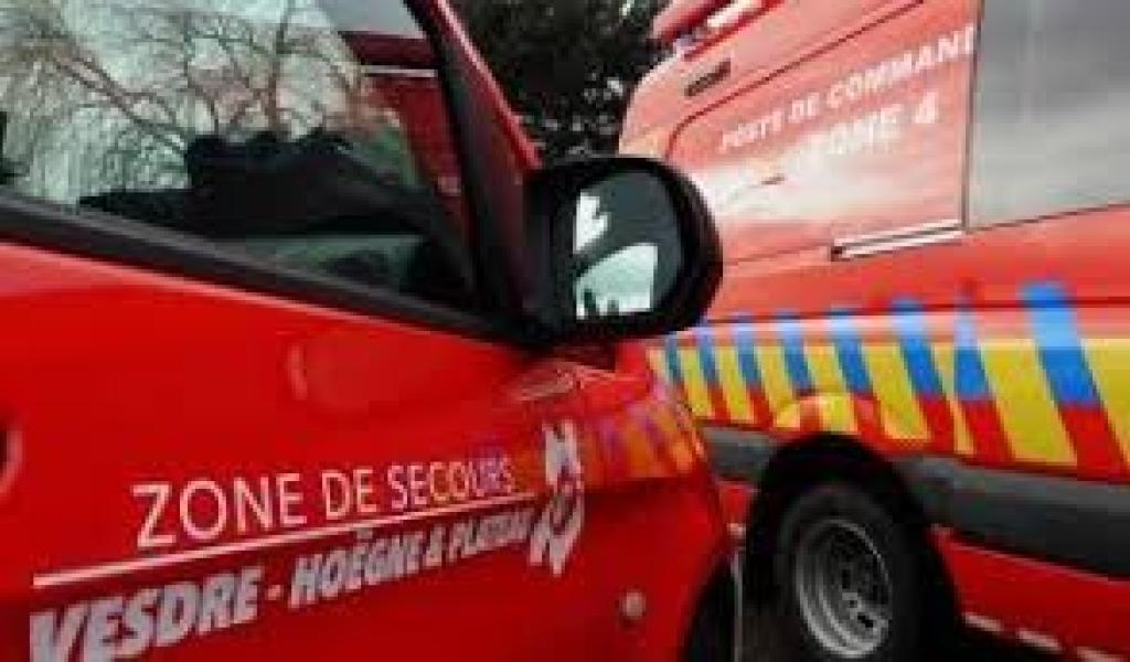 Accident spectaculaire à Theux : collision entre deux véhicules