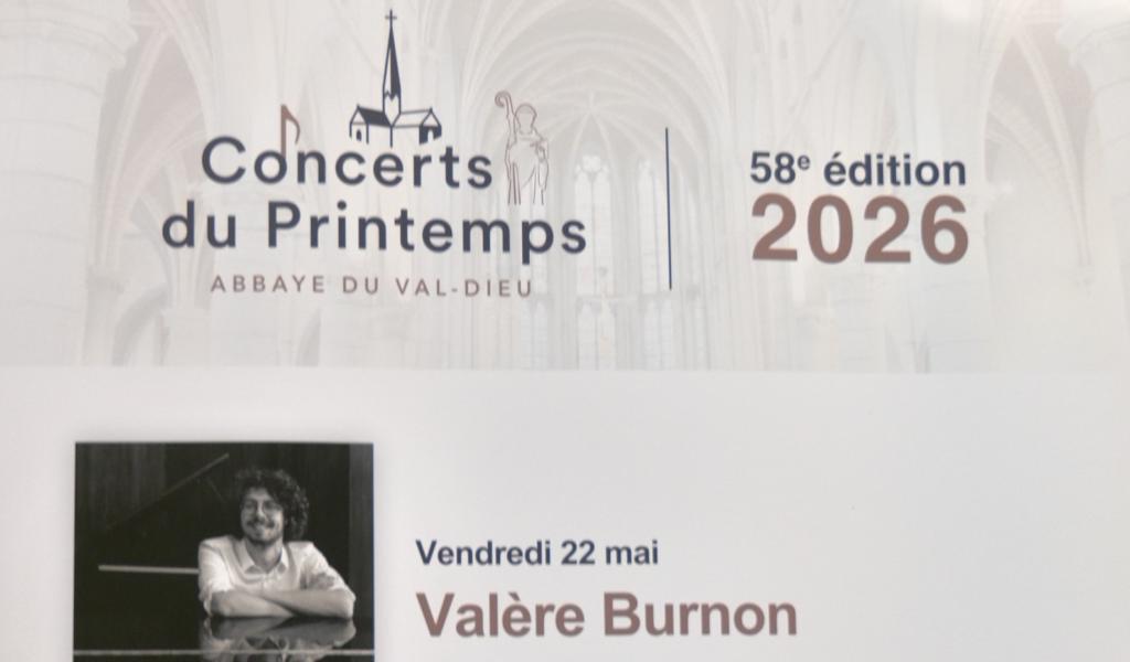 Les grands noms du classique au rendez-vous des Concerts du Printemps du Val-Dieu