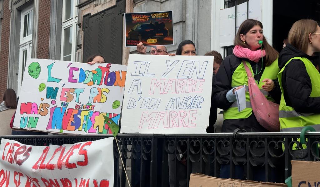 Verviers : des piquets de grève devant plusieurs écoles
