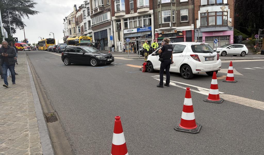 Collision à Verviers : circulation perturbée place de la Victoire