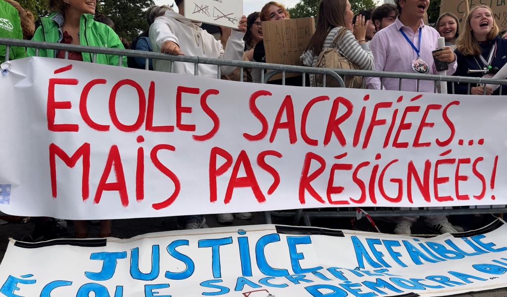 Les écoles verviétoises maintiennent la pression sur le gouvernement