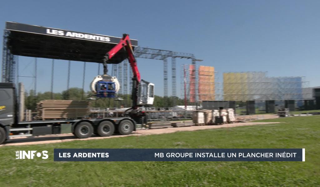 Un plancher inédit aux Ardentes installé par MB Groupe