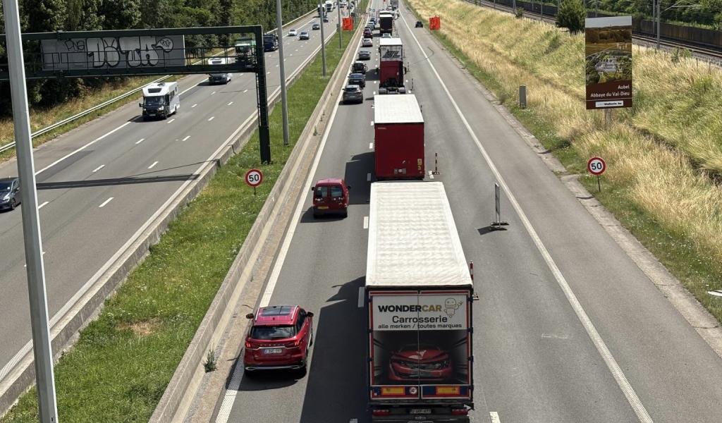 E40/A3 – Viaduc de Herve : fin de chantier proche, mais encore des ralentissements et des travaux en août