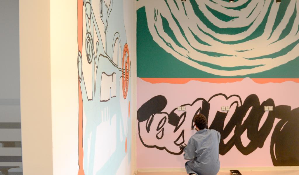 Une fresque monumentale du Créahm prend place au cœur du projet Martin Frères