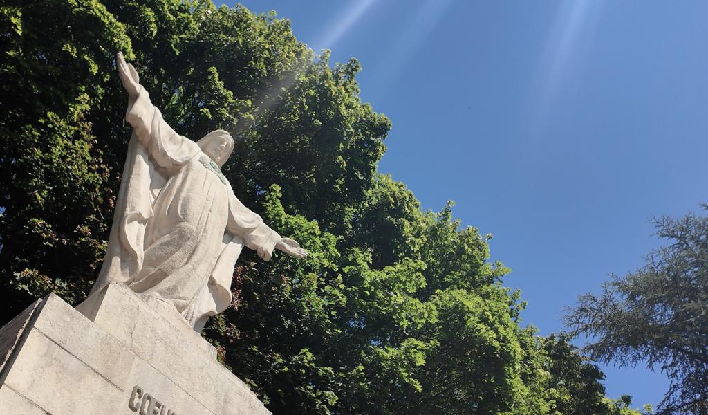 100 ans déjà pour la statue du Sacré-Cœur de Dison, notre mini Christ Rédempteur