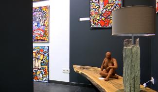 Verviers: peinture, lampes et mobilier au coeur de l'Espace Nao-expo