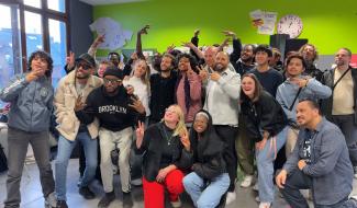 Un groupe américain à la rencontre des jeunes belges