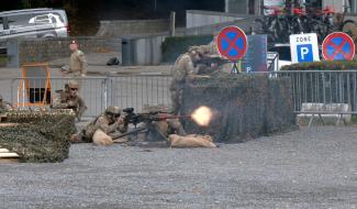 Le 12e/13e de Ligne de Spa en démonstration!