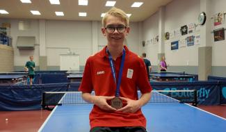 Mathéo Diederen, surprise de bronze du tennis de table handisport