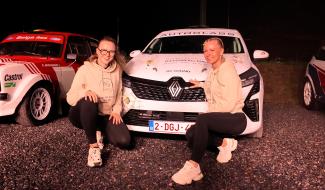 Marine Simar et Eva Serfati, duo de novices 100% féminin au rallye de Jalhay