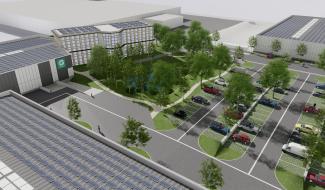 Zoning des Plenesses: l'ancien bâtiment de l'EIB bientôt réhabilité