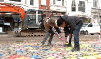 « Pavés en couleur » : une vague de créativité pour soutenir les commerces spadois