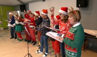 Les Verviclowns amènent la magie de Noël à la résidence La Lainière